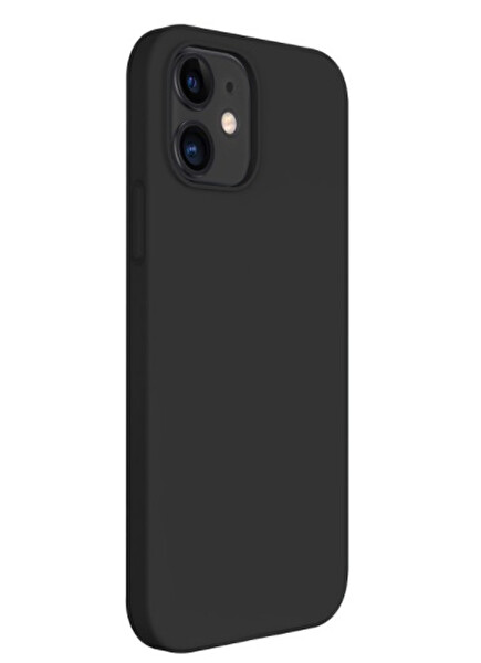 Preo Nano iPhone 12 12 Pro Silikon Telefon Kılıfı Siyah 2