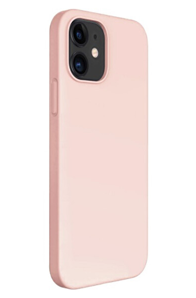 Preo Nano iPhone 12 12 Pro Silikon Telefon Kılıfı Pudra Pembesi 2