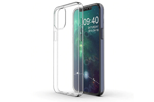 Preo Tpu Case iPhone 12 & 12 Pro Uyumlu Polikarkon Telefon Kılıfı Şeffaf