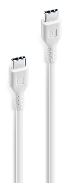 Cellular Line USB Cable Home USBDATACUSBC2C2MW USB-C - USB-C Şarj Ve Data Kablosu 2M Beyaz