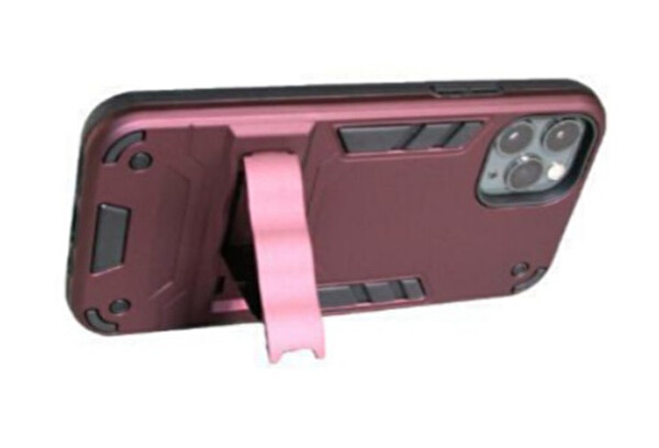 Preo iPhone 12 12 Pro Armour Body Case Telefon Kılıfı Bordo 2
