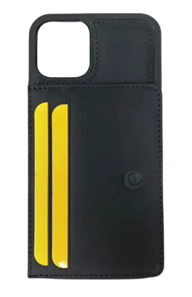 Elae EL.CSW 11PM SYH iPhone 11 Pro Max Slim Cüzdan Deri Kılıf Siyah 2
