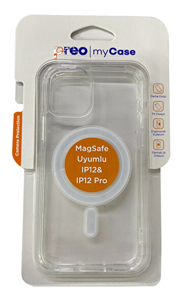 Preo iPhone 12 12 Pro MagSafe Özellikli Telefon Kılıfı Şeffaf 2