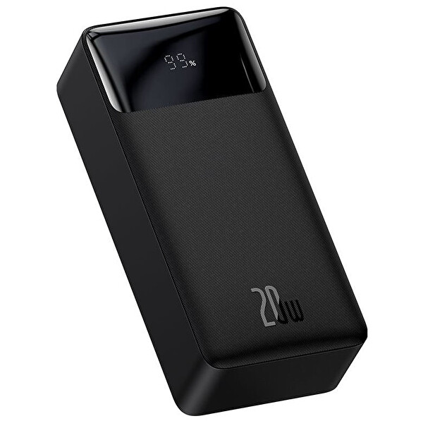 Baseus Bipow 30.000 mAh 20 W Siyah Digital Display Powerbank