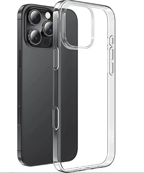 iPhone 16 Pro Şeffaf Telefon Kılıfı 