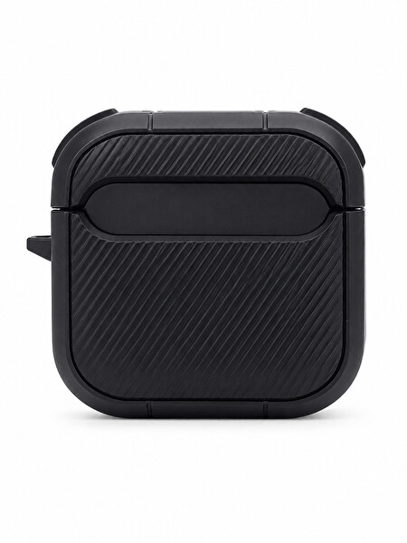 Preo AirPods Pro 2 Armour Siyah Taşıma Kılıfı