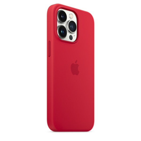 Apple iPhone 13 Pro Uyumlu MagSafe Özellikli Silikon Kılıf Product Red MM2L3ZM/A