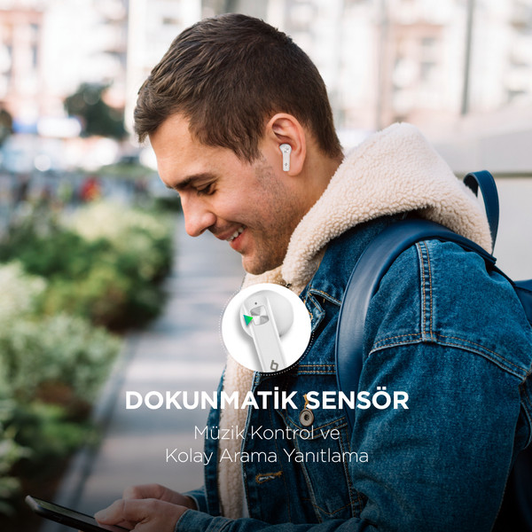 Ttec AirBeat UltraSlim Gerçek Kablosuz TWS Uzay Grisi Bluetooth Kulaklık 7