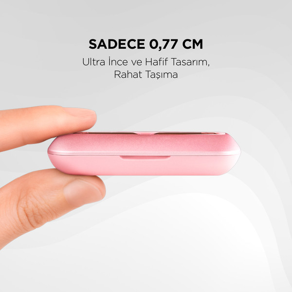 Ttec AirBeat UltraSlim Gerçek Kablosuz TWS Uzay Grisi Bluetooth Kulaklık 8