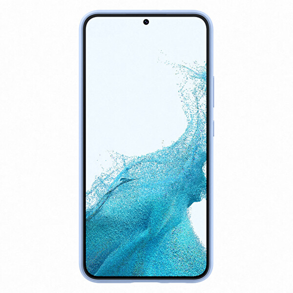 Samsung Galaxy S22 Plus Silicone Telefon Kılıfı Artik Mavi 2