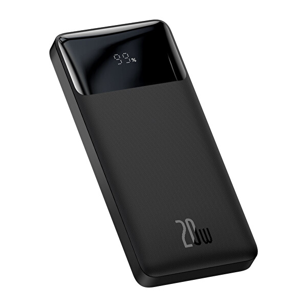 Baseus Bipow 10.000 Mah 20W Siyah Digital Display Powerbank