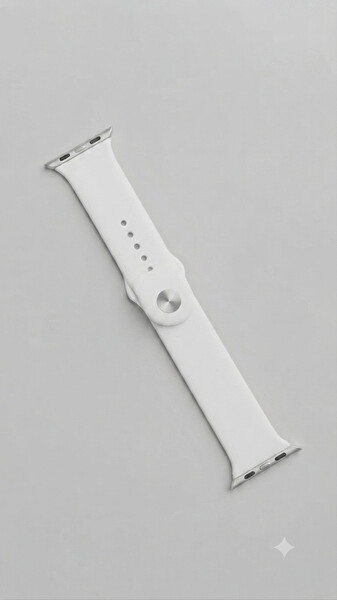 Preo Watch Band 38-40-41mm Uyumlu Silikon Akıılı Saat Kayışı Beyaz