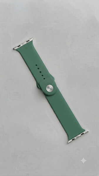 Preo Watch Band 38-40-41mm Uyumlu Silikon Akıılı Saat Kayışı Yeşil