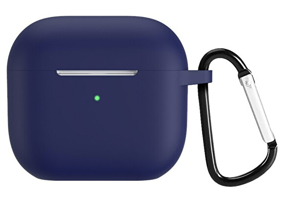 Preo Airpods Seri 3 Uyumlu Lacivert Taşıma Koruma Kılıfı