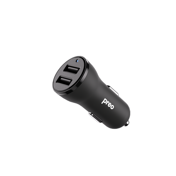 Preo 12W 2X USB-A Araç Şarjı