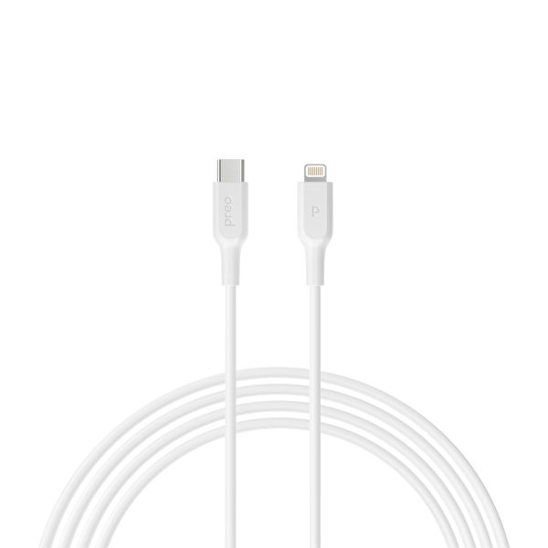 Preo MMU109 3A-Ligthning Non MFI USB-C to Lightning Hızlı Şarj Kablosu 1m