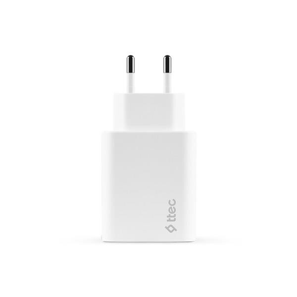 ttec SmartCharger PD 30W USB-C Seyahat Hızlı Sarj Aleti Beyaz