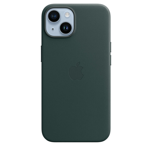 Apple MPP53ZM/A iPhone 14 Uyumlu Magsafe Özellikli Deri Kılıf Orman Yeşili
