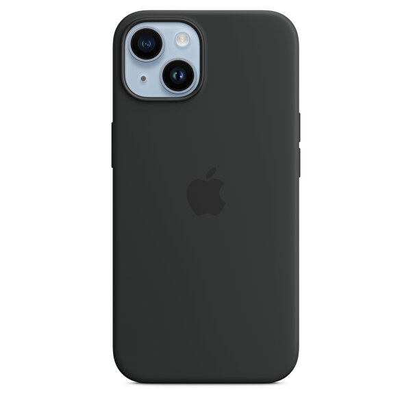 Apple iPhone 14 Uyumlu Magsafe Özellikli Silikon Gece Yarısı Telefon Kılıfı MPRU3ZM/A