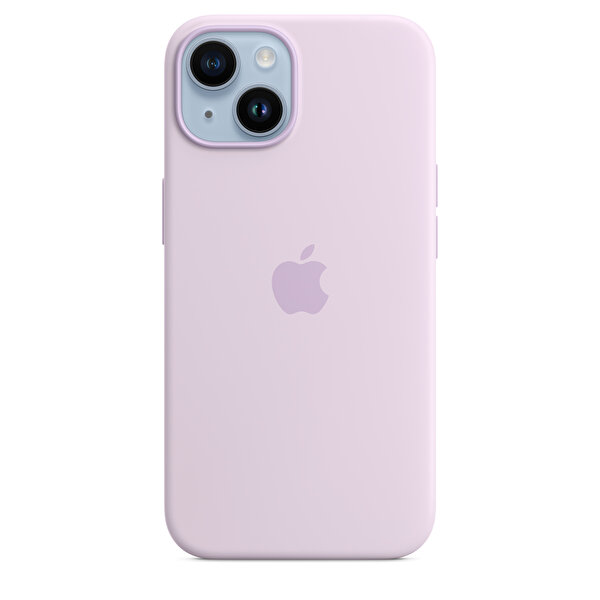 Apple iPhone 14 Uyumlu Magsafe Özellikli Silikon Leylak Telefon Kılıfı MPRY3ZM/A