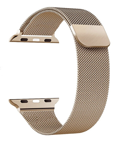 Preo Stainless Steel Watch Band 38-40-41mm Gold Akıllı Saat Kordonu