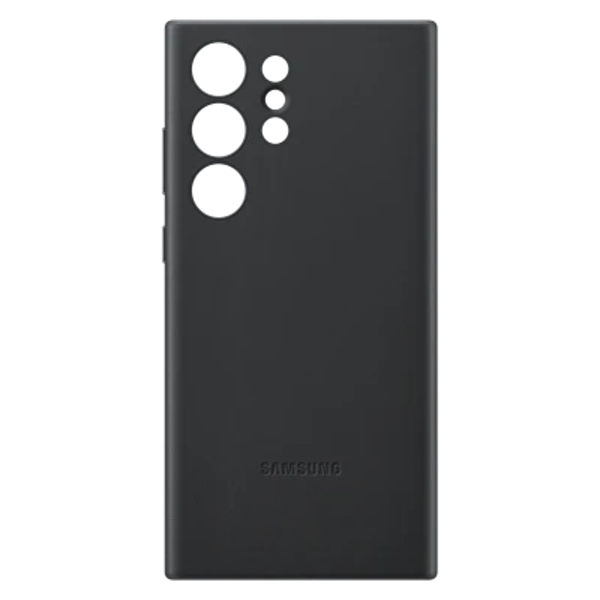 Samsung Galaxy S23 Ultra Deri Siyah Kılıf