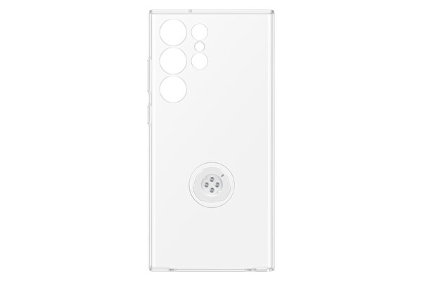 Samsung Galaxy S23 Ultra Standlı Halkalı Şeffaf Kılıf