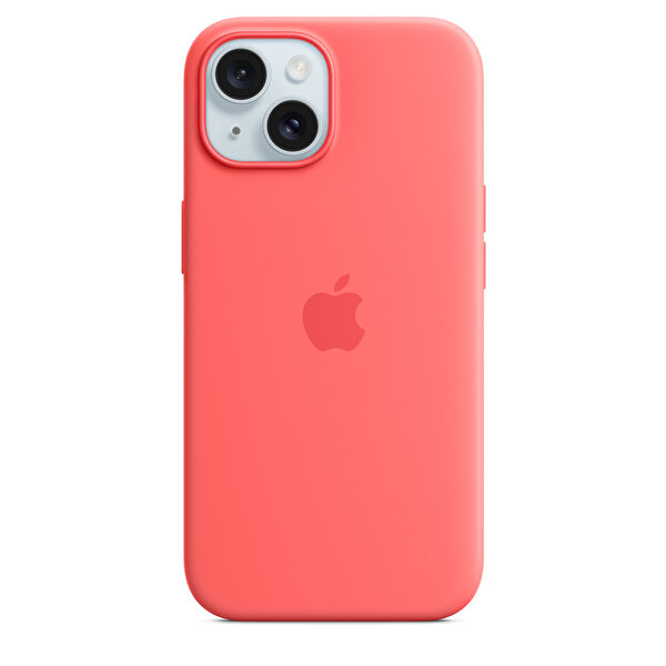 Apple Apple Mt0v3zm/A İPhone 15 Magsafe Özellikli Silikon Guava Kılıf
