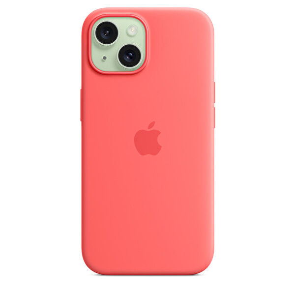 Apple Mt0v3zm A İPhone 15 Magsafe Özellikli Silikon Guava Kılıf 4