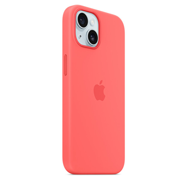 Apple Mt0v3zm A İPhone 15 Magsafe Özellikli Silikon Guava Kılıf 6