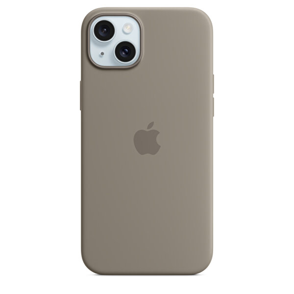 Apple Apple Mt133zm/A İPhone 15 Plus Magsafe Özellikli Kıl Rengi Silikon Kılıf