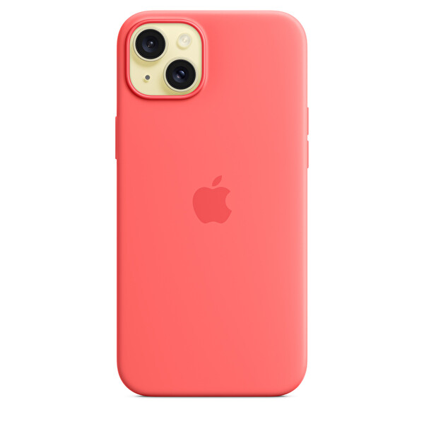 Apple Mt163zm A İPhone 15 Plus Magsafe Özellikli Silikon Guava Kılıf 3