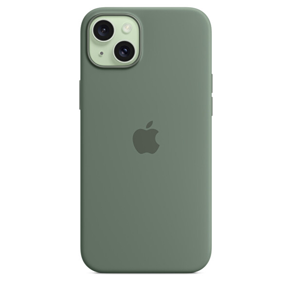 Apple Mt183zm A İPhone 15 Plus Magsafe Özellikli Selvi Silikon Kılıf 3
