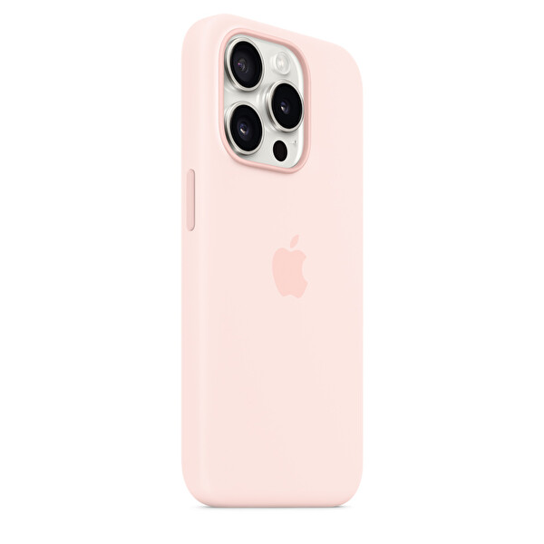 Apple Mt1f3zm A Iphone 15 Pro Magsafe Özellikli Uçuk Pembe Silikon Kılıf 5