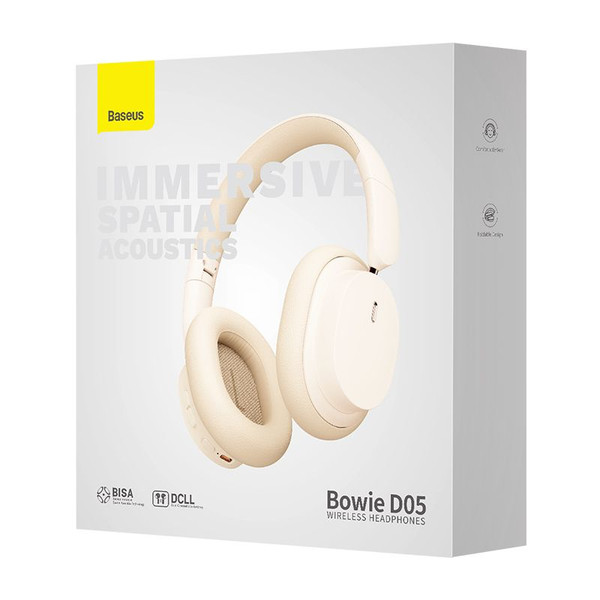 Baseus D05 Beyaz Bluetooth Headphone  2