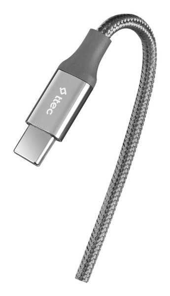 Ttec Alumicable USB-C - USB-C 200Cm 65W PD/Qc Hizli Şarj/Data Kablosu Uzay Grisi