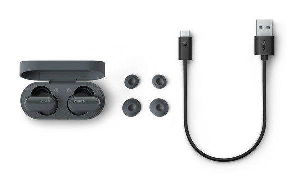 Philips TAT3508BK 00 ANC Siyah 6+20 Saat Gerçek Kablosuz Kulaklık  3