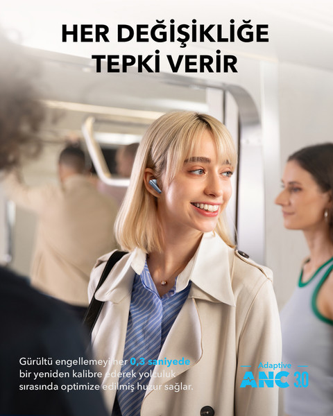 Anker Soundcore Li̇berty4 Pro Mavi̇ 3