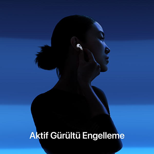 Apple Airpods MXP93TU/A 4. Nesil Aktif Gürültü Engelleme Özellikli Bluetooth Kulak İçi Kulaklık Ve Şarj Kutusu