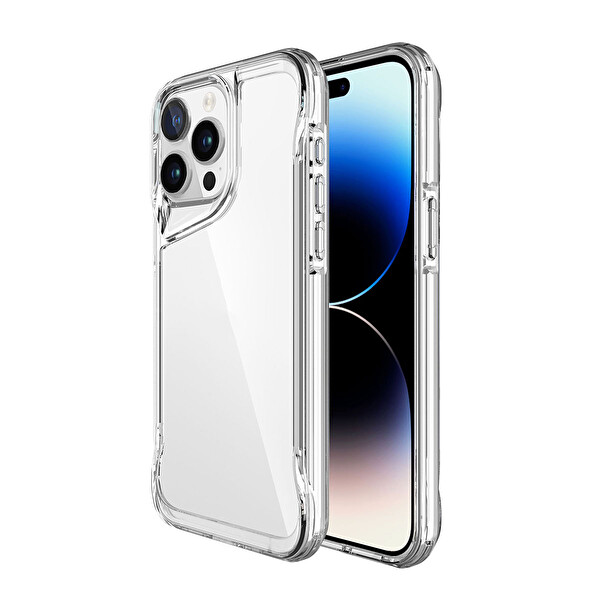 Zore T Max IP 15 Pro Şeffaf Sert Kapak