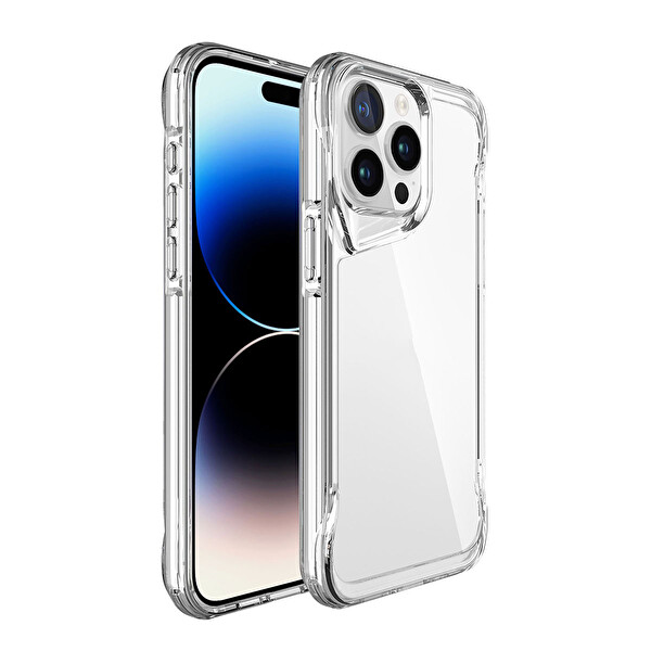 Zore T Max IP 15 Pro Şeffaf Sert Kapak 2