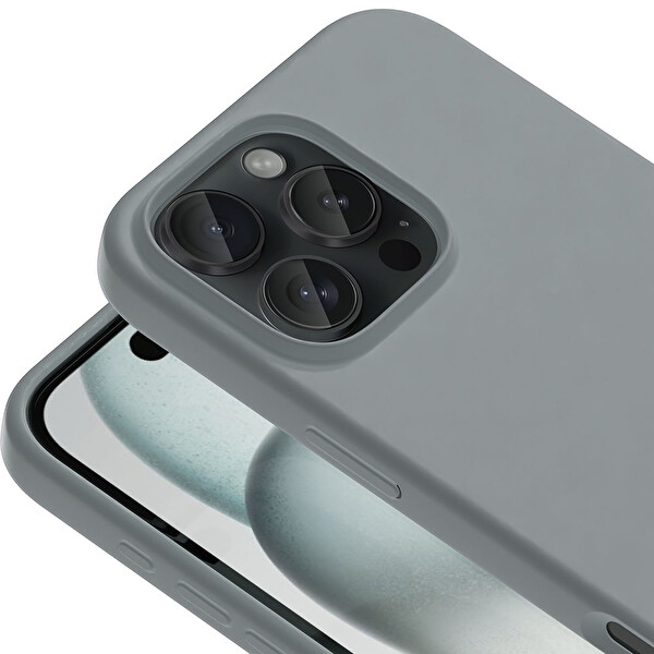 Zore Kivi Magsafe iPhone 16 Pro Natural Titanium Silikon Kapak
