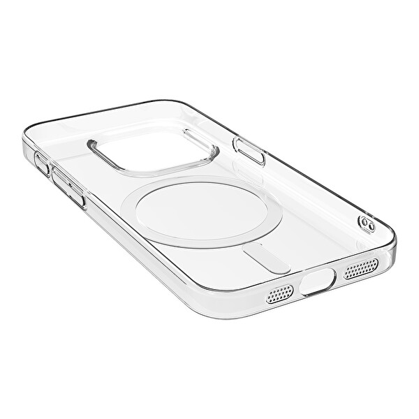 Zore Porto IP 15 Pro Max Şeffaf Silikon Kapak 2