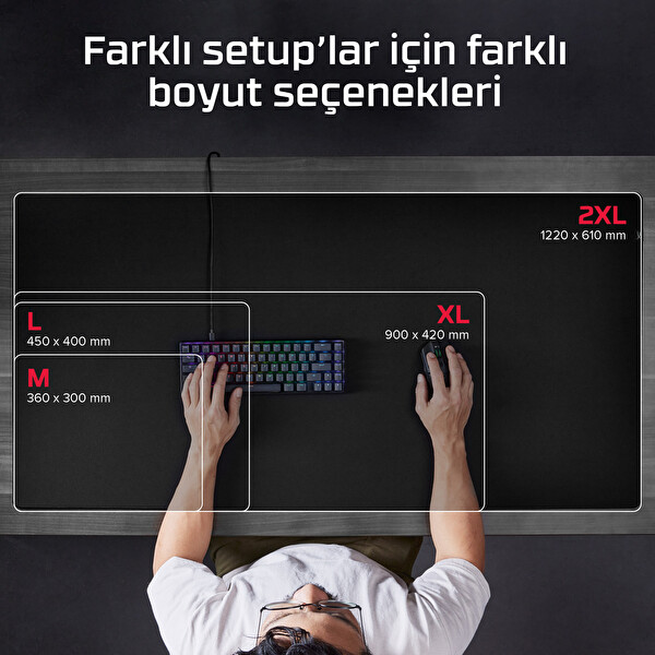 HYPERX PULSEFIRE MAT  GAMING MOUSE PAD (OUTLET)