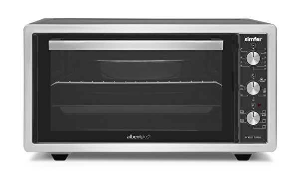 4503  45 Lt Inox Midi Fırın Gri (OUTLET)