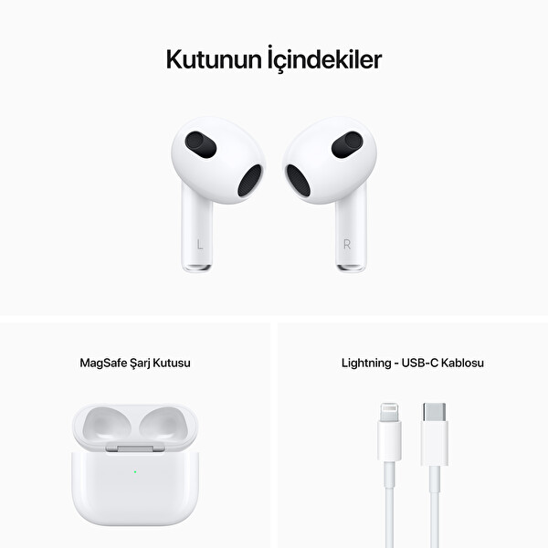 Apple Airpods MME73TU/A 3. Nesil Bluetoo (OUTLET) Fiyatı ve