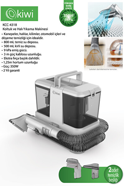 Kiwi Kcc-4318 Koltuk ve Halı Yıkama Maki (outlet)