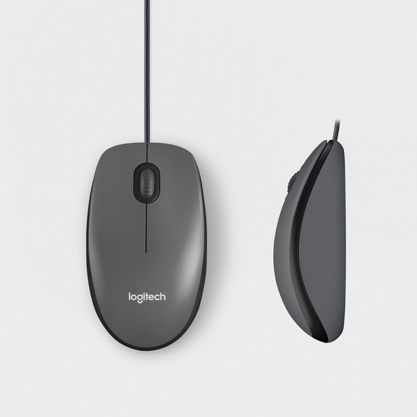 LOGITECH M100 KABLOLU MOUSE SIYAH (OUTLET)