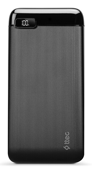 Ttec PowerSlim LCD 10.000 mAh Taşınabilir Şarj Aleti / Powerbank Usb-c Giriş/Çıkış-Siyah (outlet)