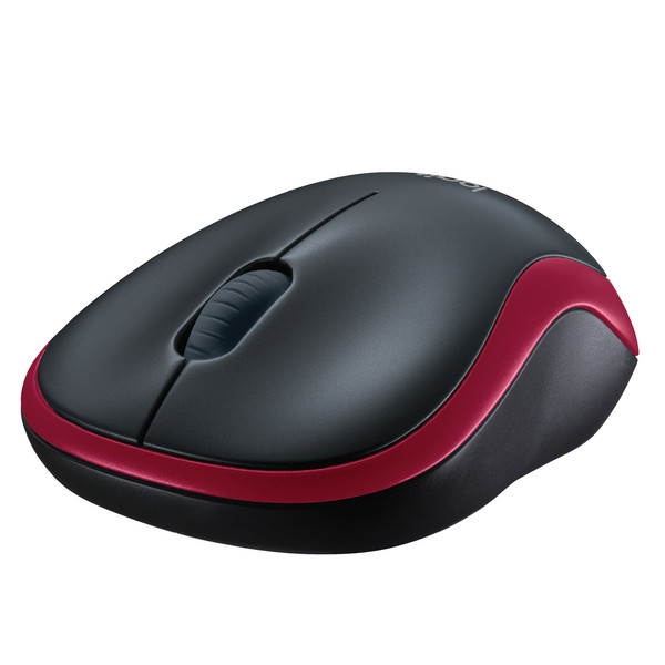 LOGITECH M185 KABLOSUZ MOUSE KIRMIZI (OUTLET)